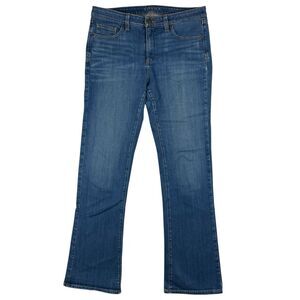 SPANX Women's Slim X Bootcut Jeans Size 29 Blue Stretch Flare Denim